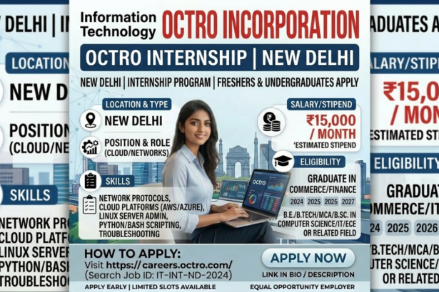 Octro Internship 2026 Information Technology Apply