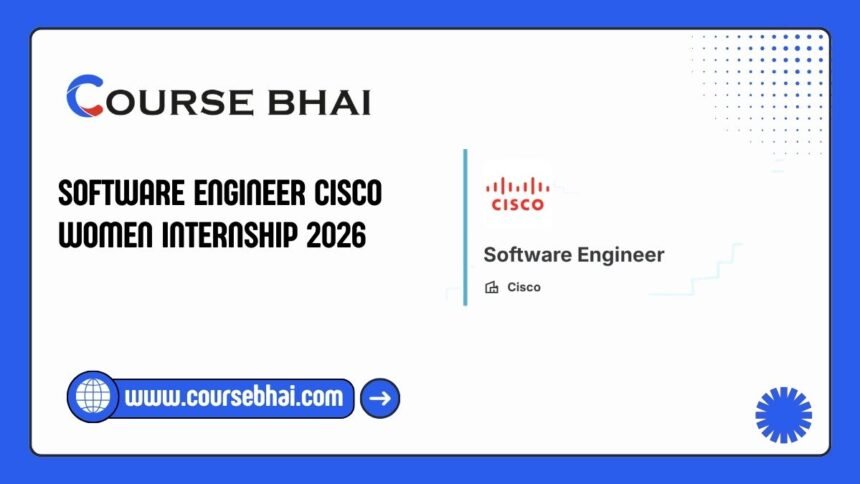 Software Engineer Cisco Women Internship 2026