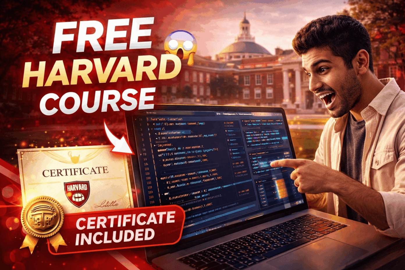 Harvard Free Web Programming Course 2026