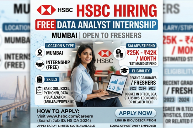 HSBC Data Analyst Internship 2026