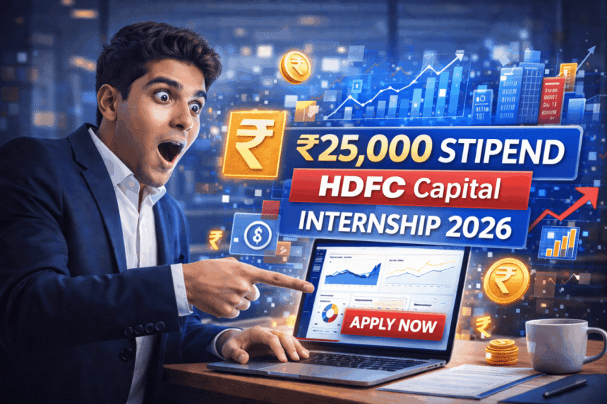 HDFC Capital Internship 2026