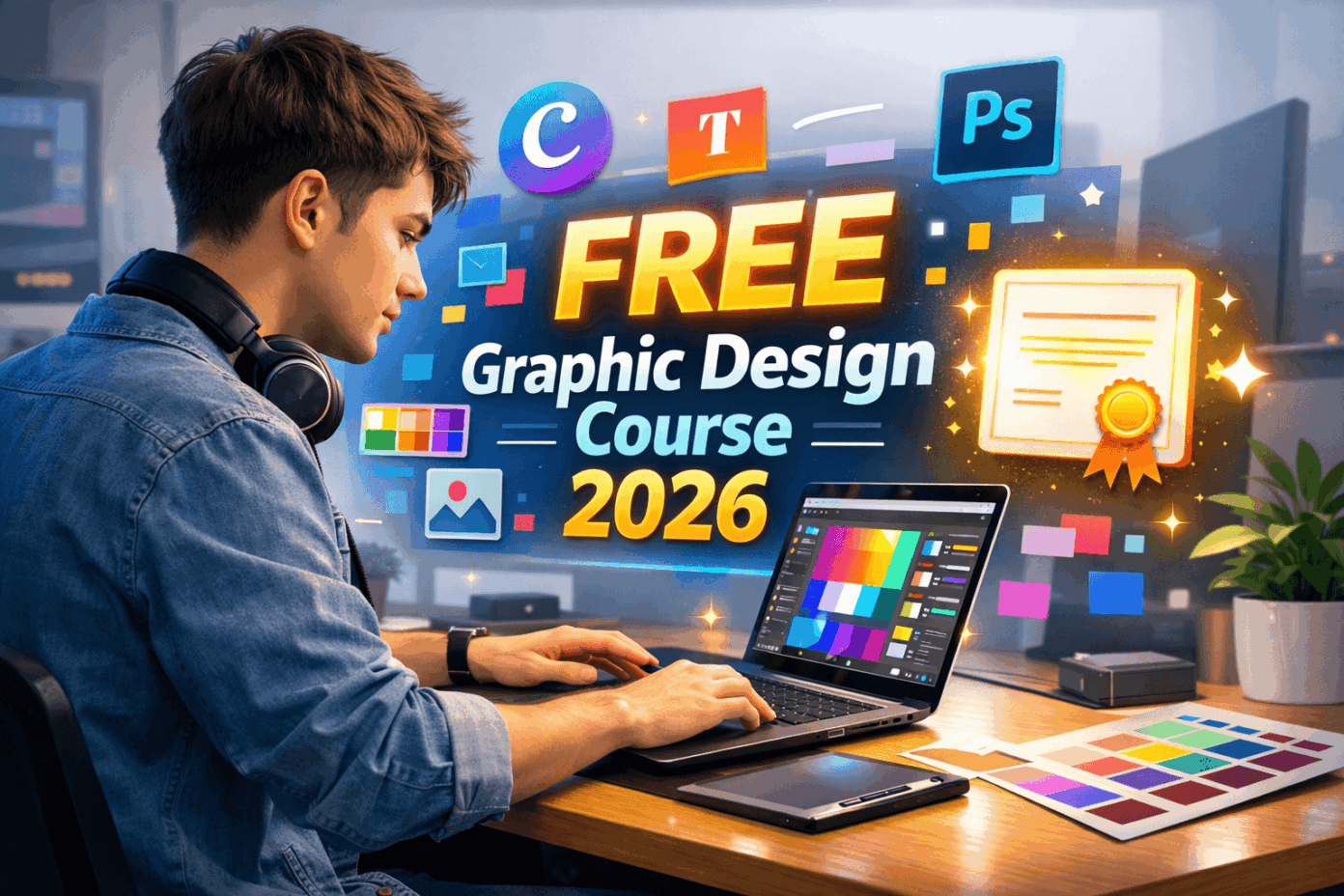 Free Graphic Design Course Certificate Learn Online