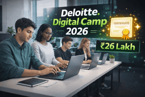 Deloitte Digital Camp 2026 Free Internship Apply