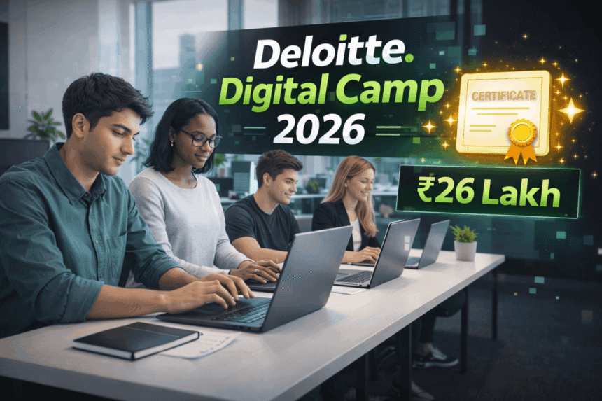 Deloitte Digital Camp 2026 Free Internship Apply