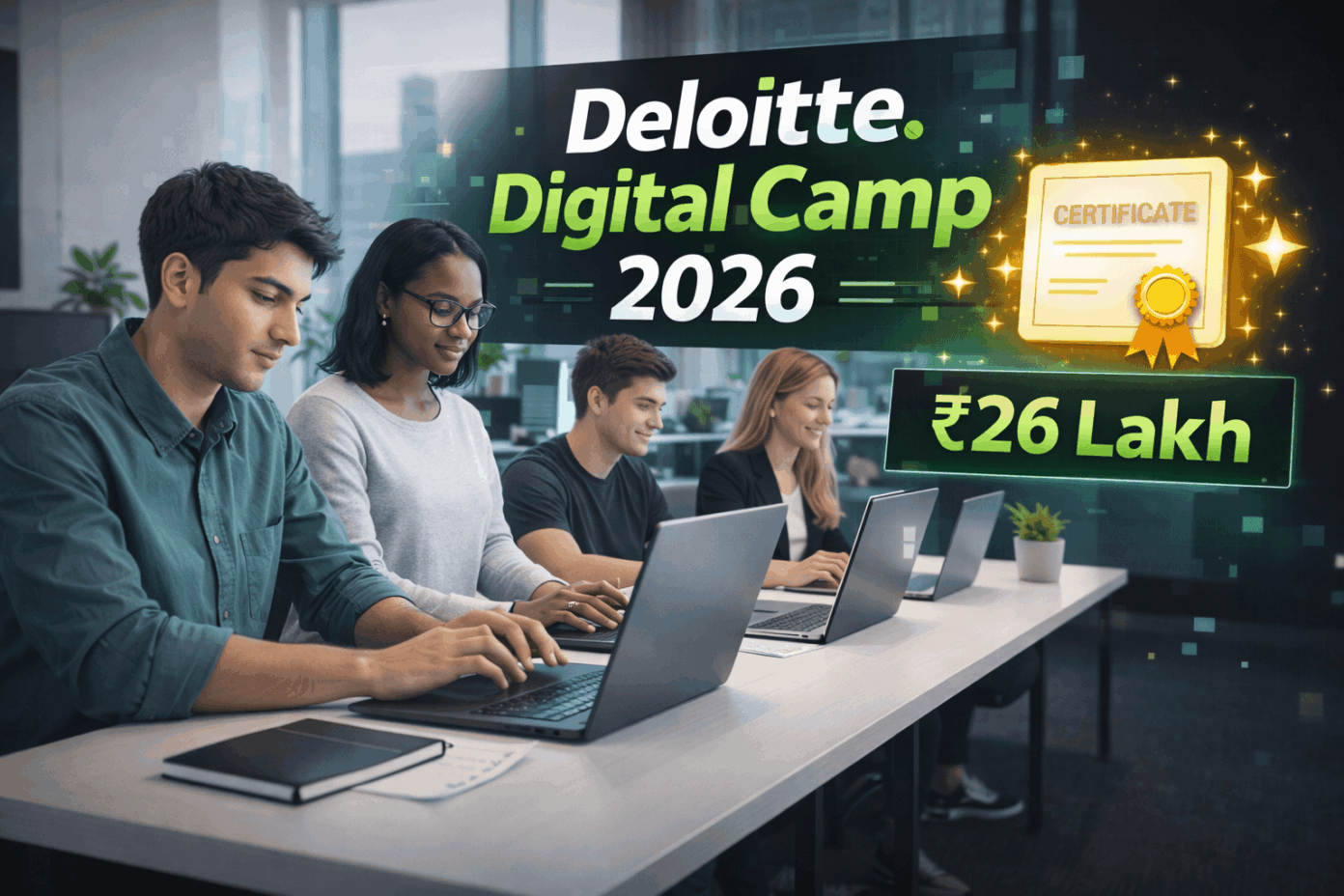 Deloitte Digital Camp 2026 Free Internship Apply